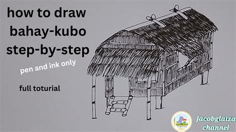 Easy Bahay Kubo Drawing Tutorial for Beginners .
